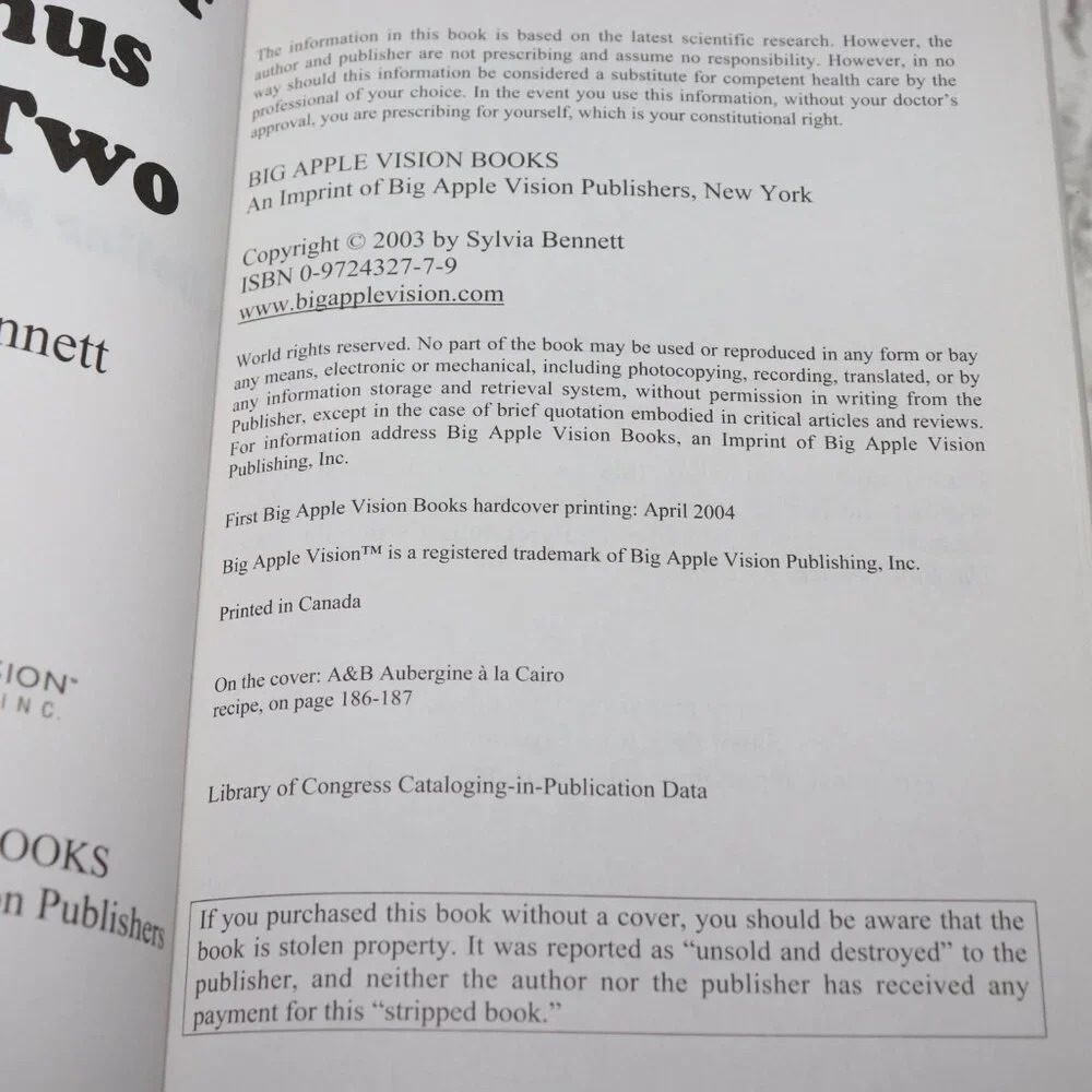 📚 $5 Dollar Menus for Two · Sylvia Bennett · (BB)